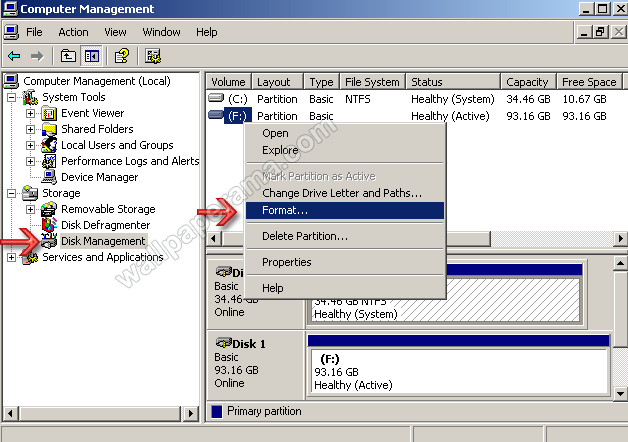 usb format