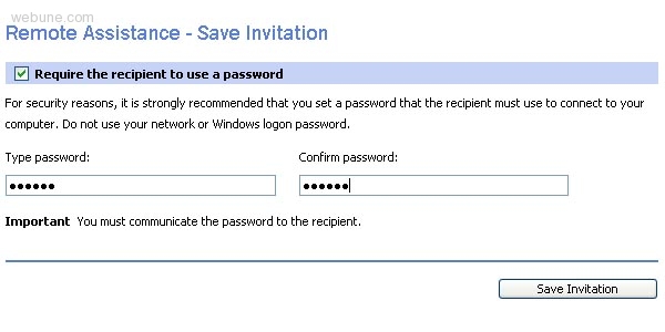 remote-assistance-password